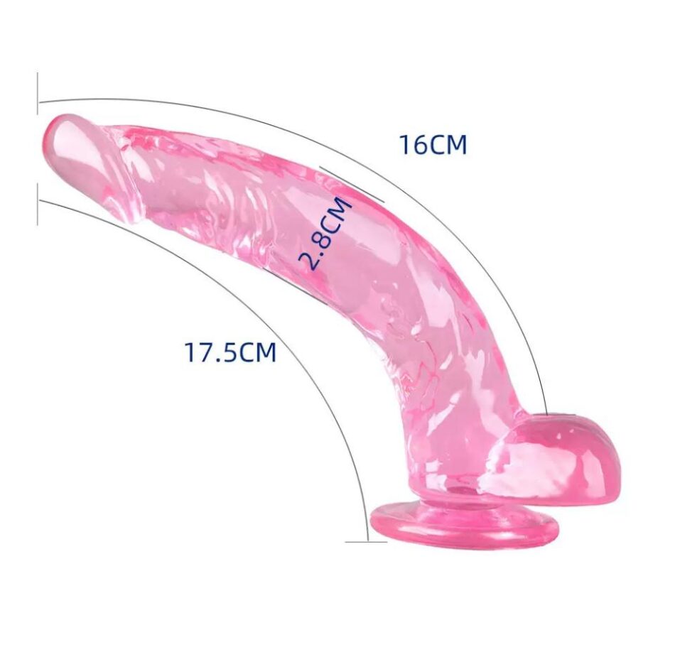 consolador ergonómico de tpe con ventosa multiusos