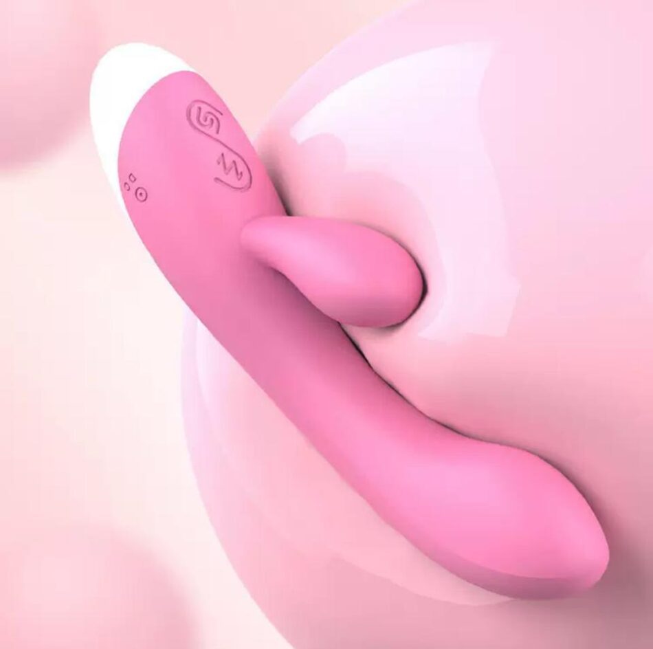 vibrador recargable de doble vibración (12 frecuencias)