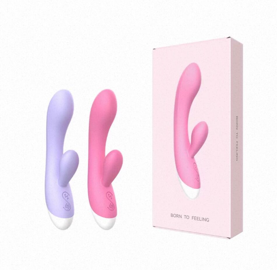 vibrador recargable de doble vibración (12 frecuencias)