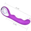 vibrador ergonómico recargable usb (10 frecuencias de vibración)