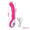 vibrador ergonómico recargable usb (10 frecuencias de vibración)