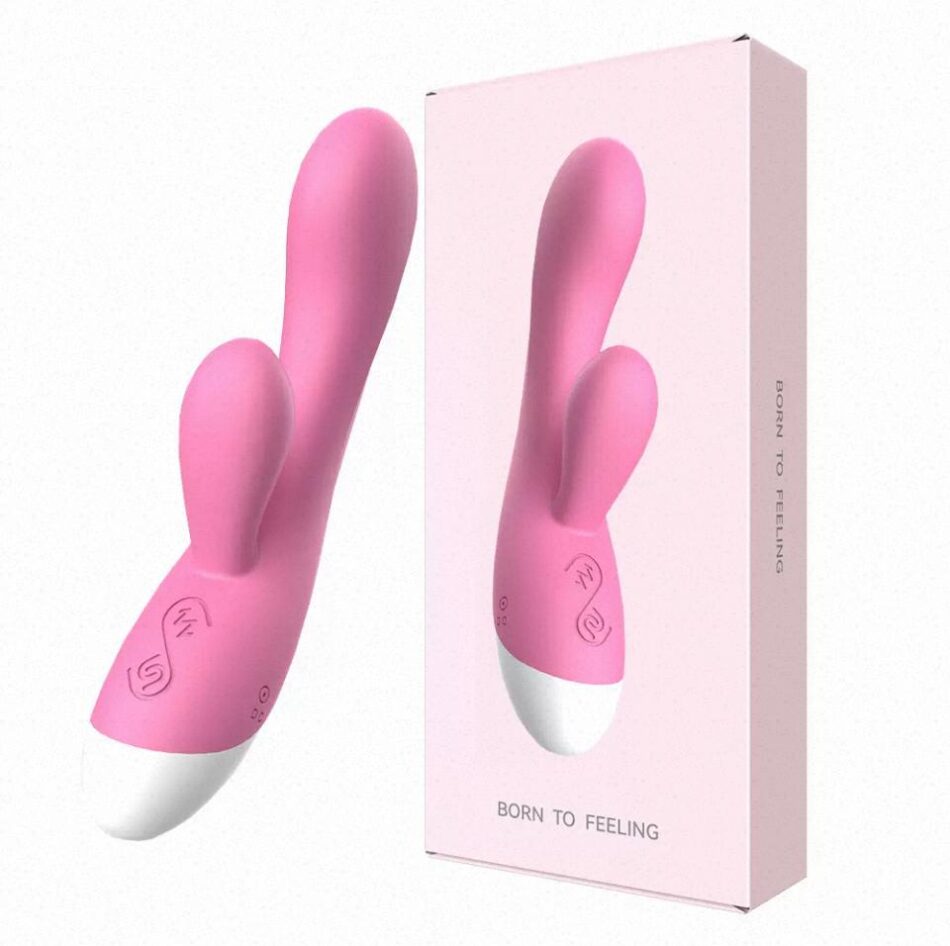 vibrador conejo de doble estimulación – 12 modos de vibración y recargable usb