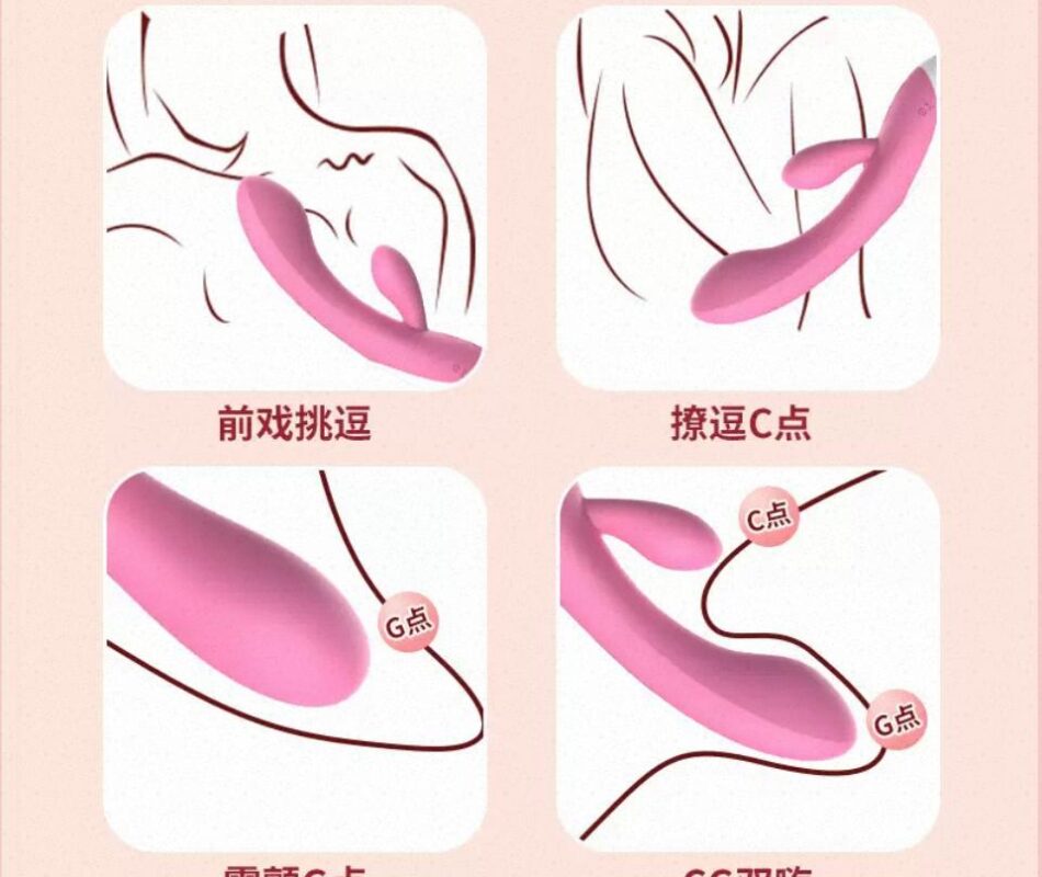 vibrador conejo de doble estimulación – 12 modos de vibración y recargable usb