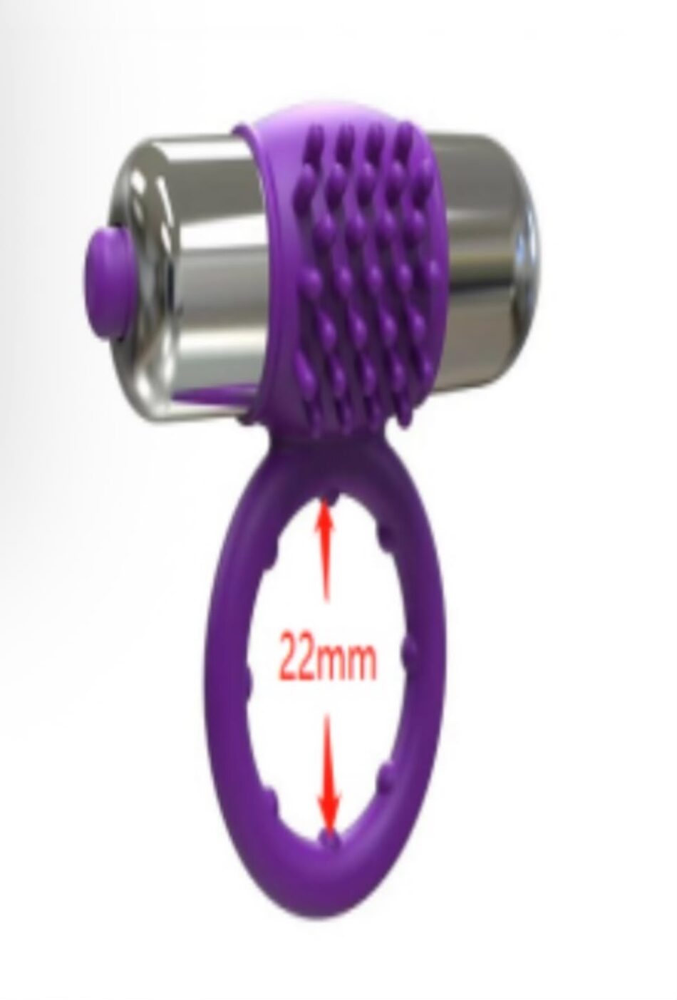 anillo peneano vibrador con 10 modos: potencia para Él y estimulación clitoridiana para ella