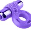 anillo peneano vibrador con 10 modos: potencia para Él y estimulación clitoridiana para ella