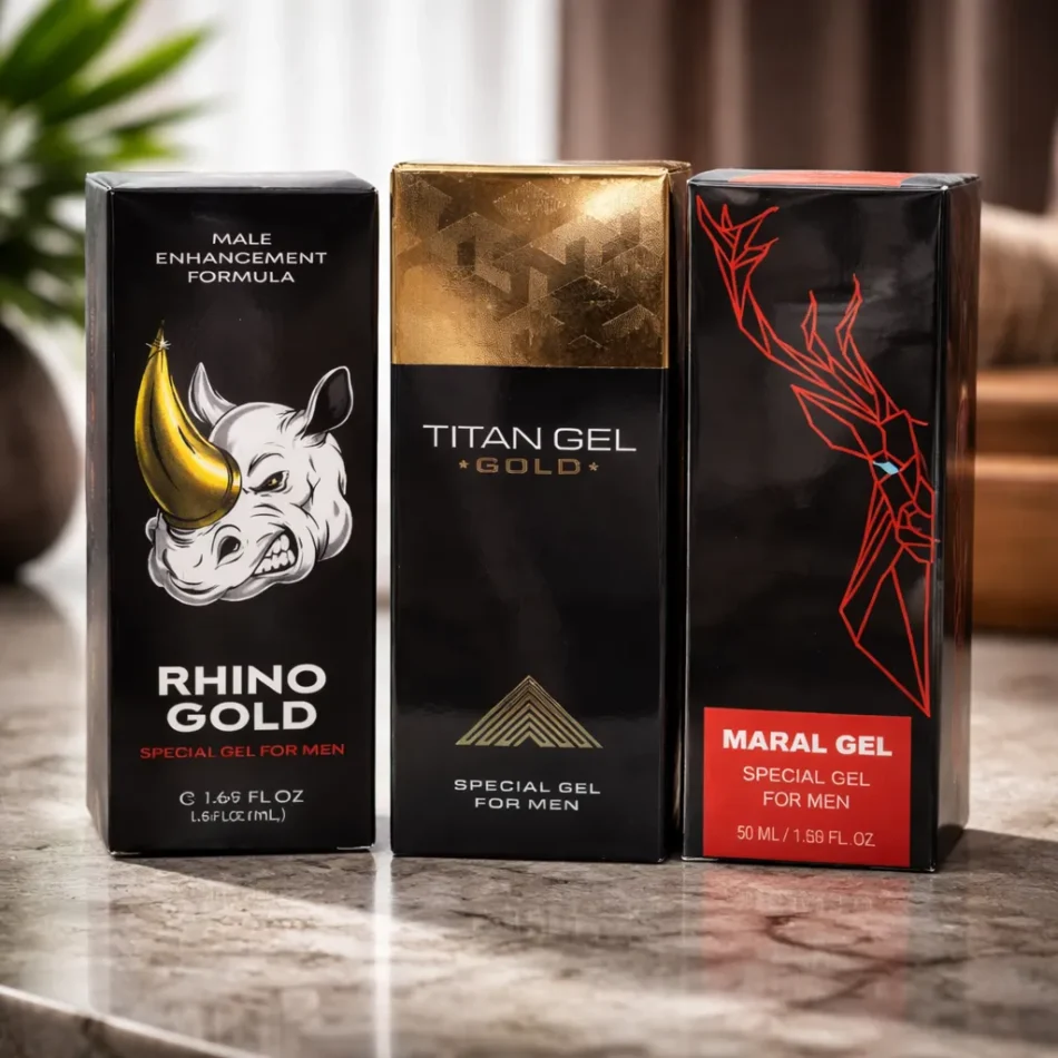 titan gold + mara gel + rhino gold pack oferta