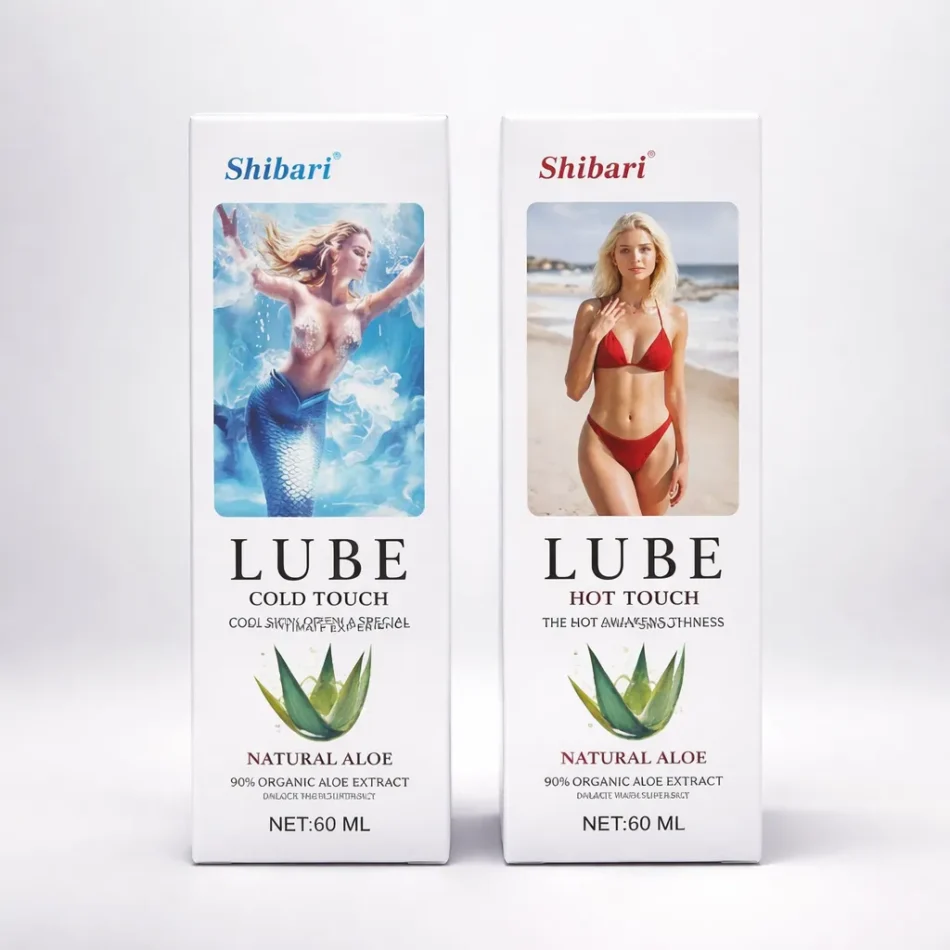 lubricante intimo efecto calor + lubricante frio de aloevera 120ml