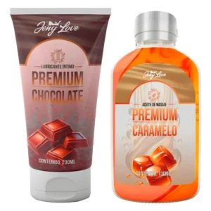 lubricante anal y vaginal 200ml choco+ aceite 130ml caramelo