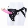 set arne con dildo engrosador+ arnés regulable / kit extensor de silicona con sujeción firme