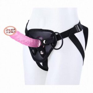 set arne con dildo engrosador+ arnés regulable / kit extensor de silicona con sujeción firme