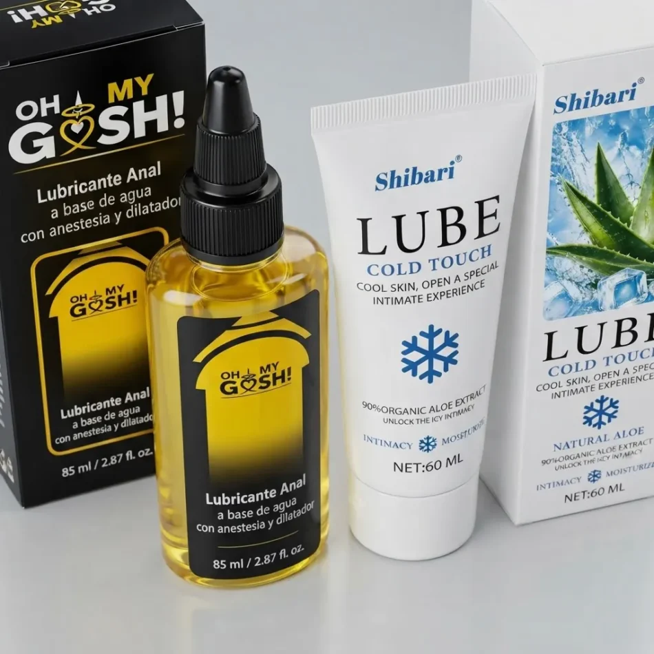 pack lubricante Íntimo anal + efecto frío ohmygosh