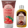 lubricante premium frutilla + aceite chocolate anal vaginal
