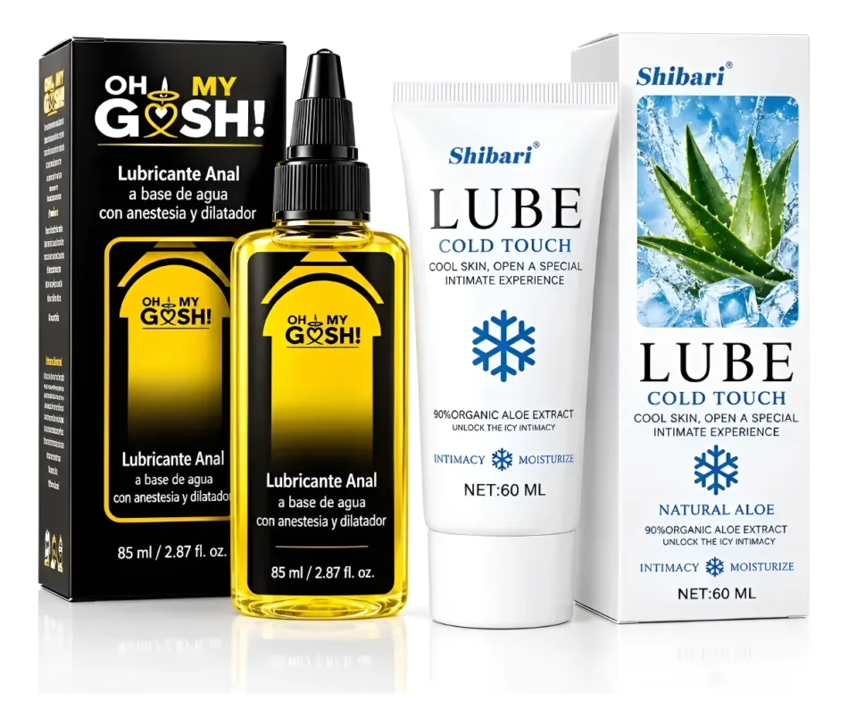 pack lubricante Íntimo anal + efecto frío ohmygosh