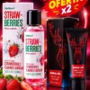 pack oferta lubricante frutilla 100ml + mara gel 50ml